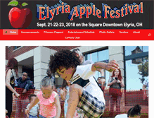 Tablet Screenshot of elyriaapplefestival.com